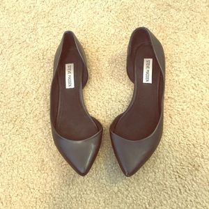 Black Steven madden flats
